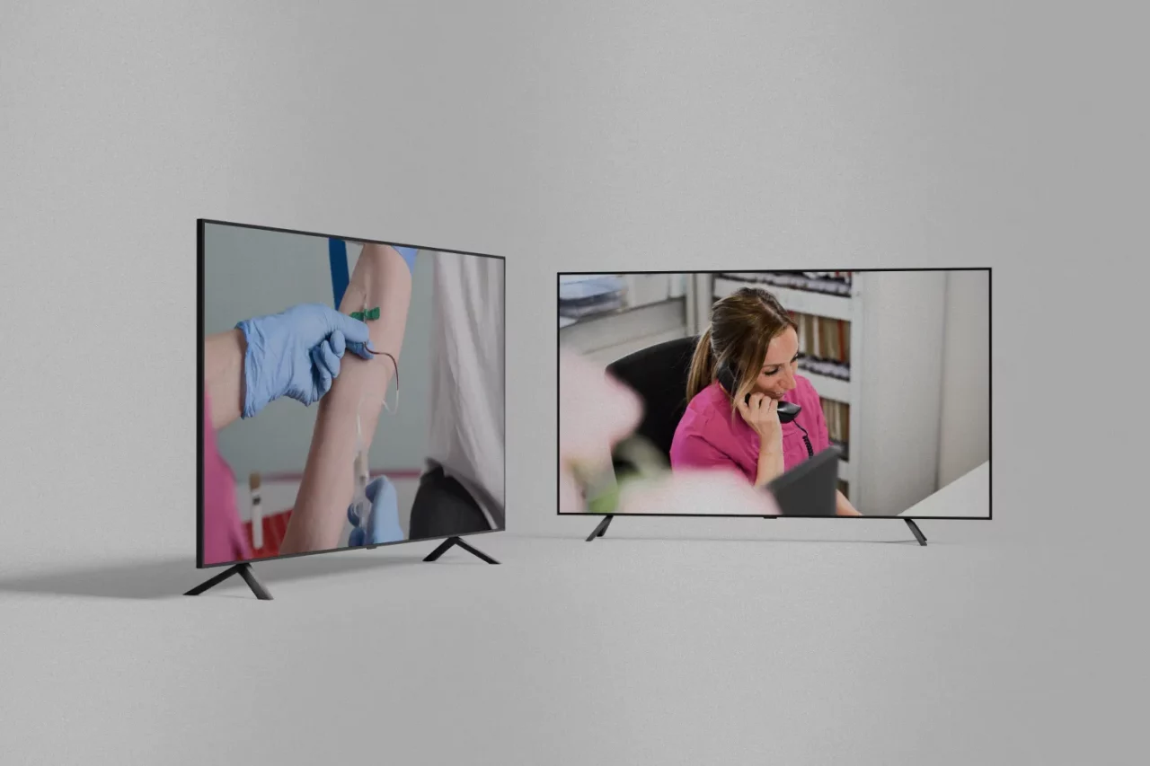 Filmstill aus dem Video für Menarini – pharmazeutisches Storytelling
